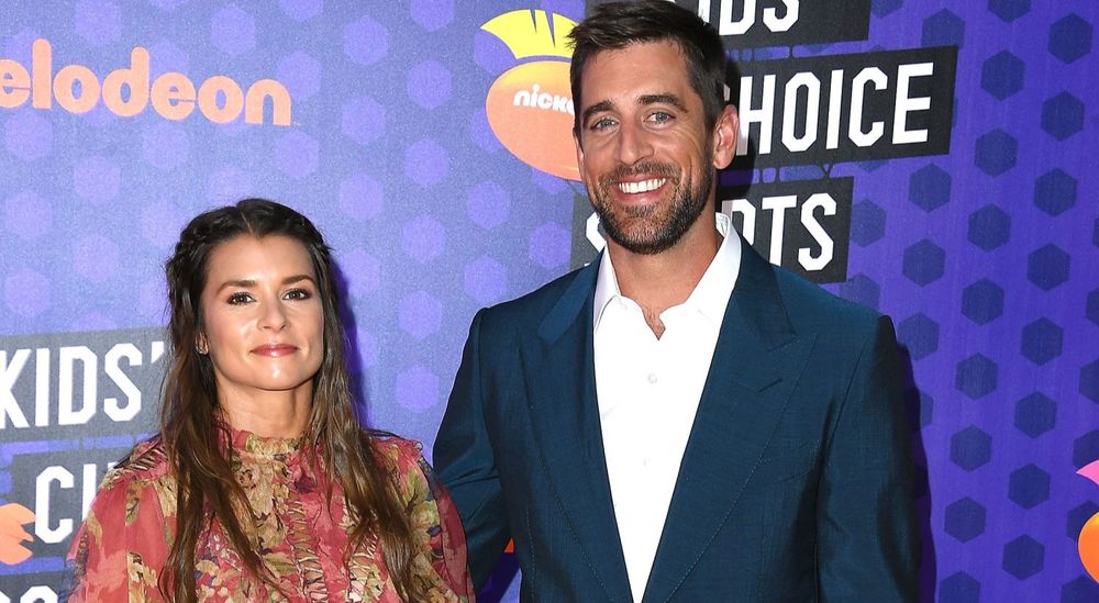 Aaron Rodgers and Danica Patrick