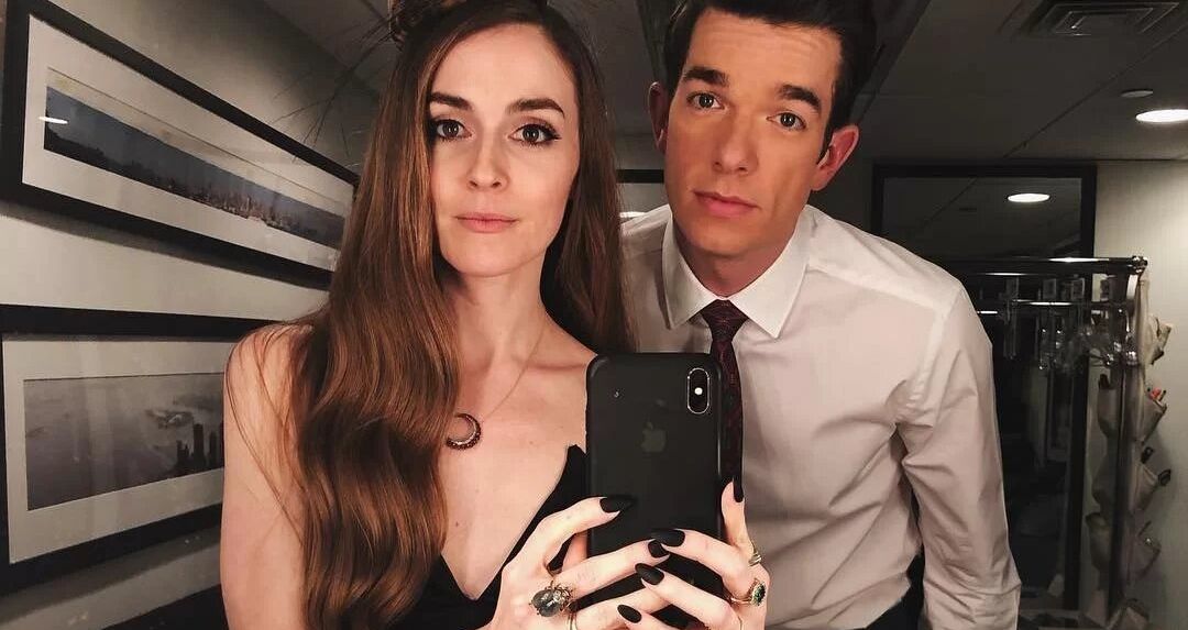 Annamarie Tendler and John Mulaney 