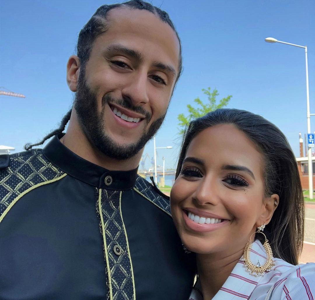 Colin Kaepernick and Nessa Diab