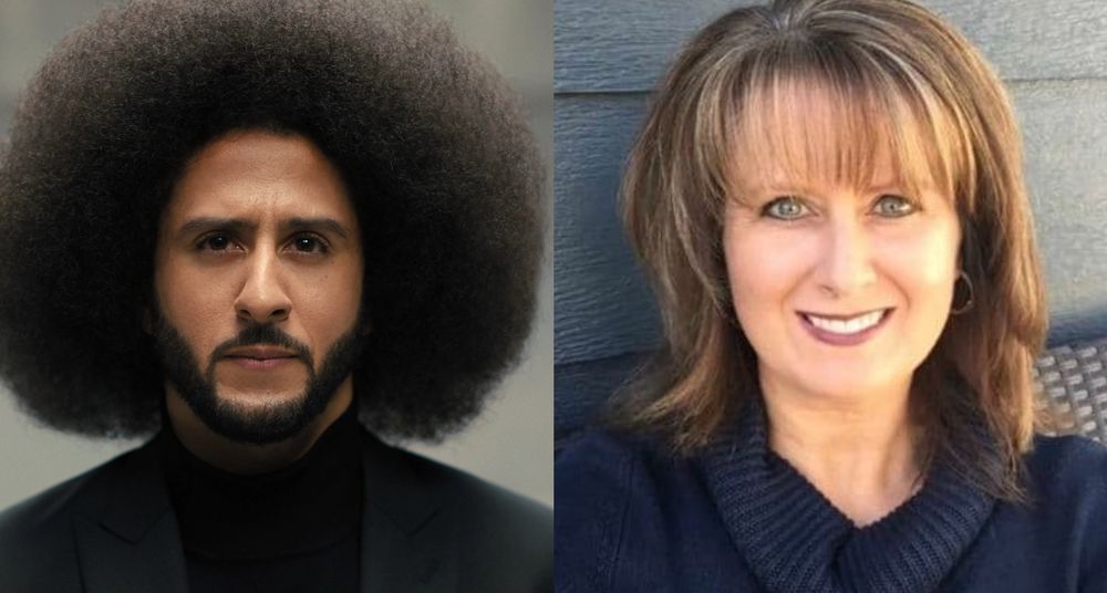 Colin Kaepernick and Heidi Russo