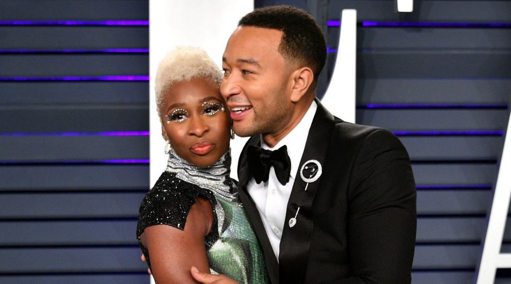 Cynthia Erivo and John Legend