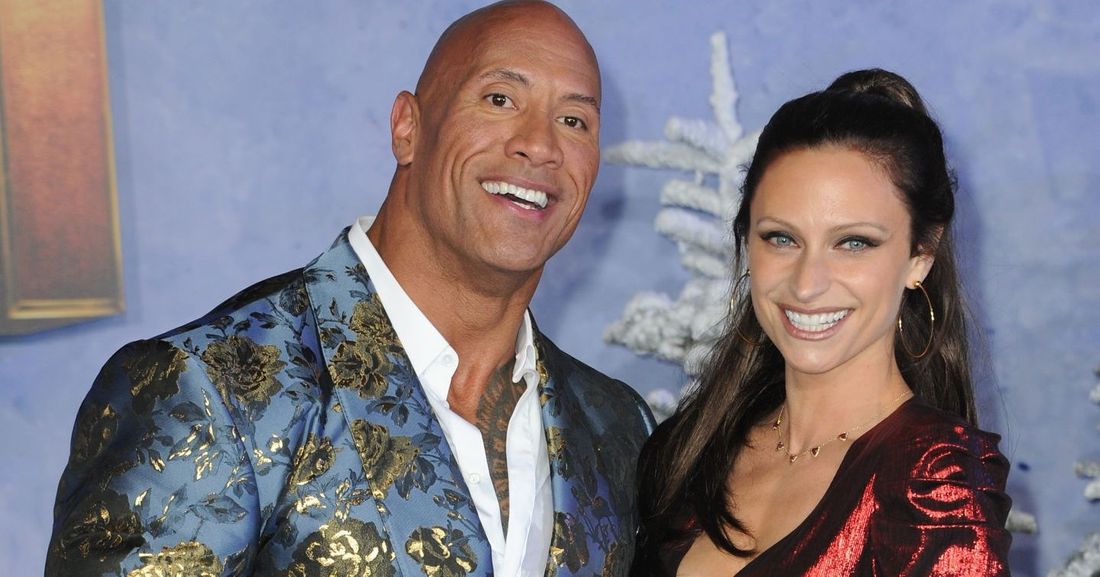 Dwayne Johnson and Lauren Hashian