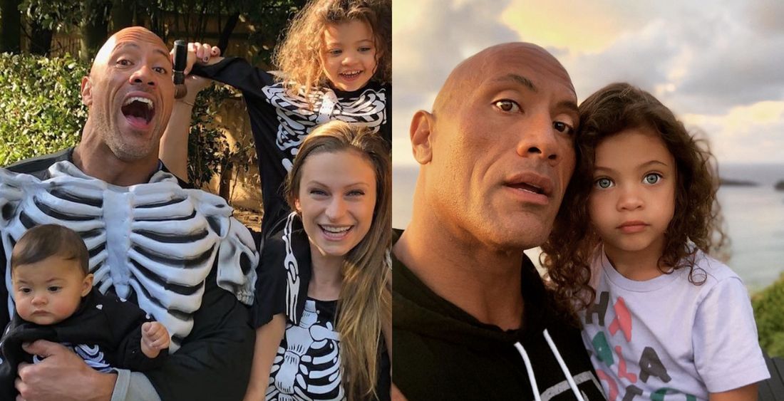 Dwayne Johnson kids and wife