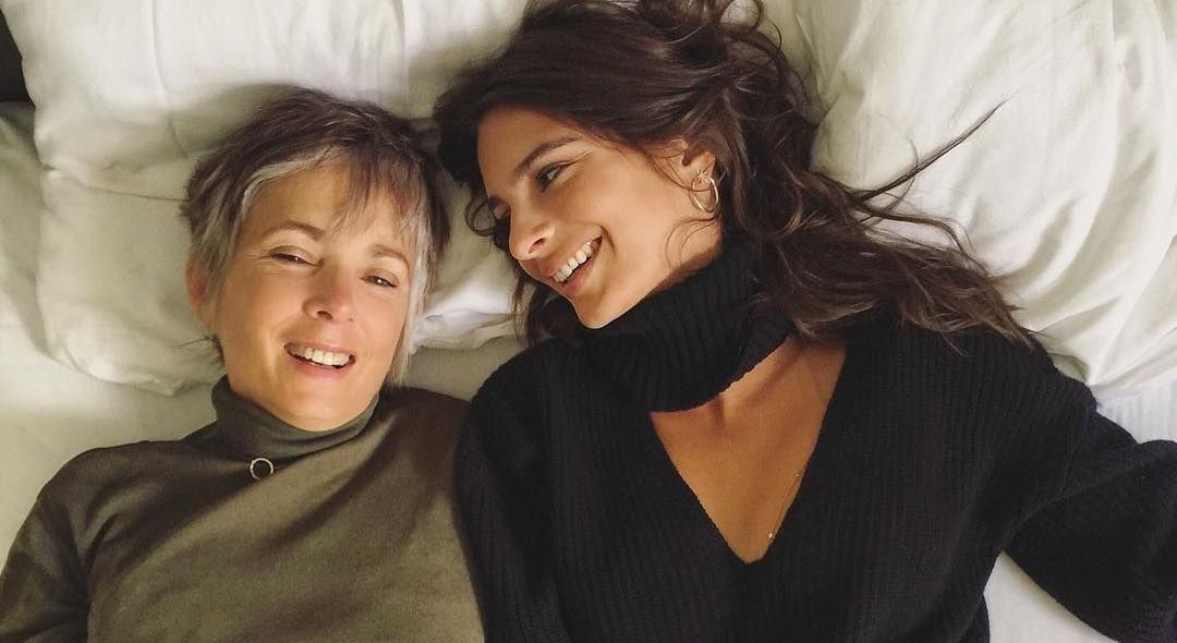 Emily Ratajkowski and her mother