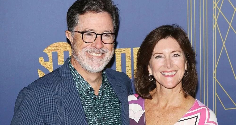 Stephen Colbert and Evelyn McGee