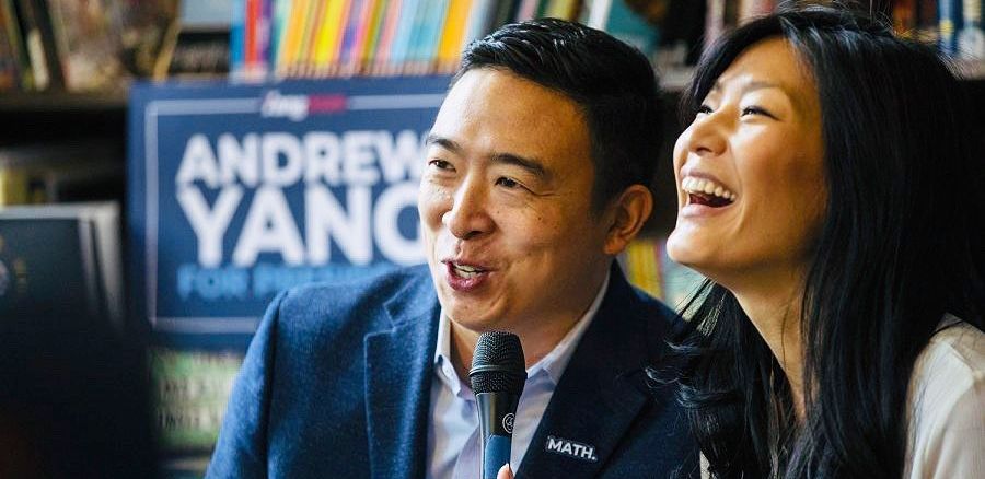 Evelyn Yang and Andrew Yang