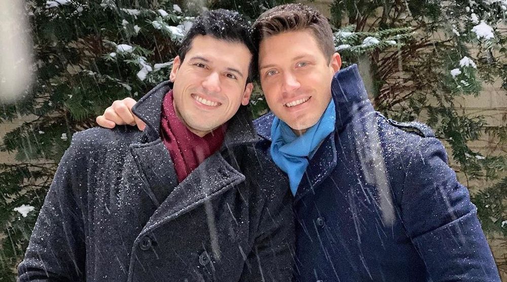 Gio Benitez and his husband Tommy DiDario