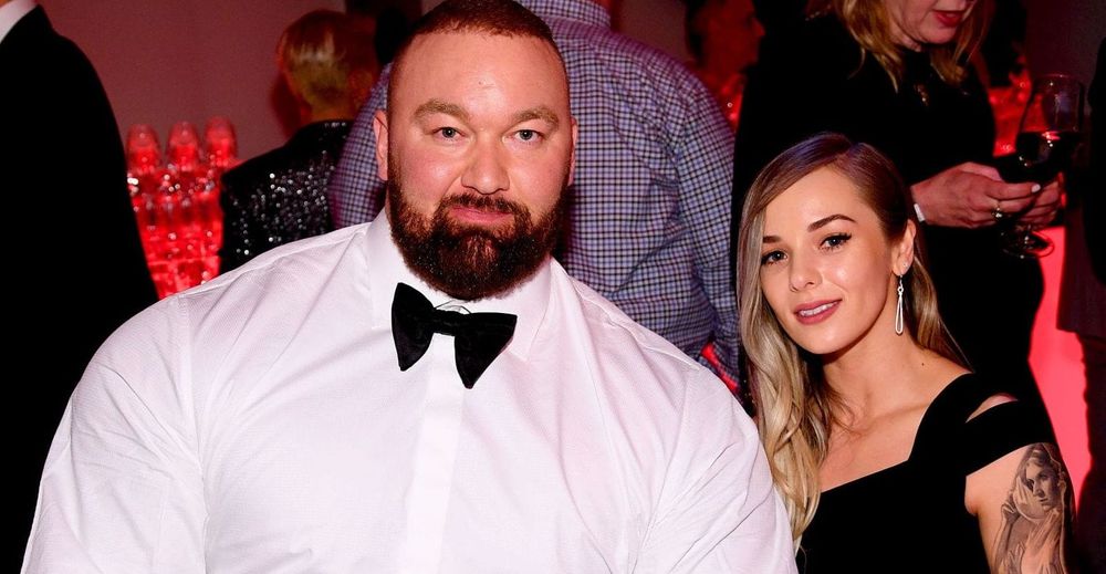 Hafthor Bjornsson and Kelsey Henson