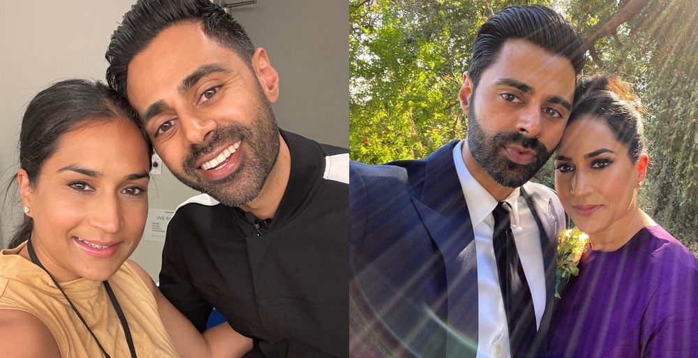 Hasan Minhaj and Beena Patel