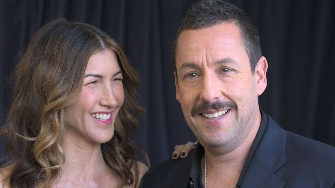 Jackie and Adam Sandler