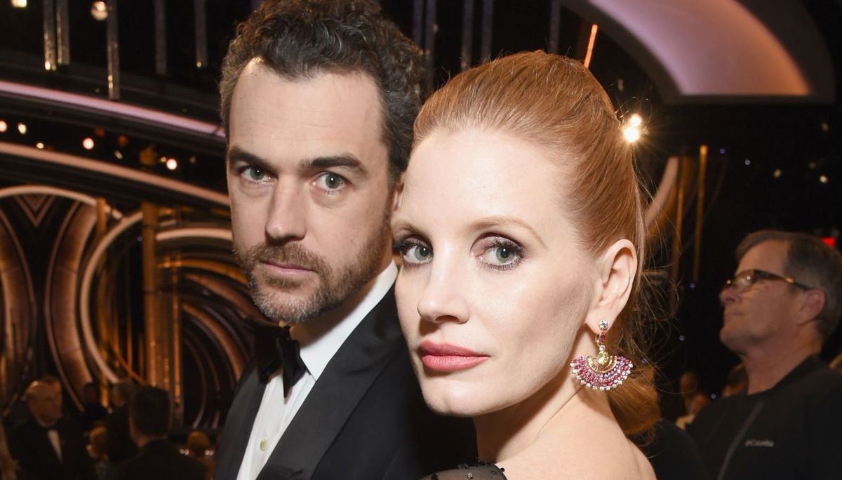 Jessica Chastain and Gian Luca Passi