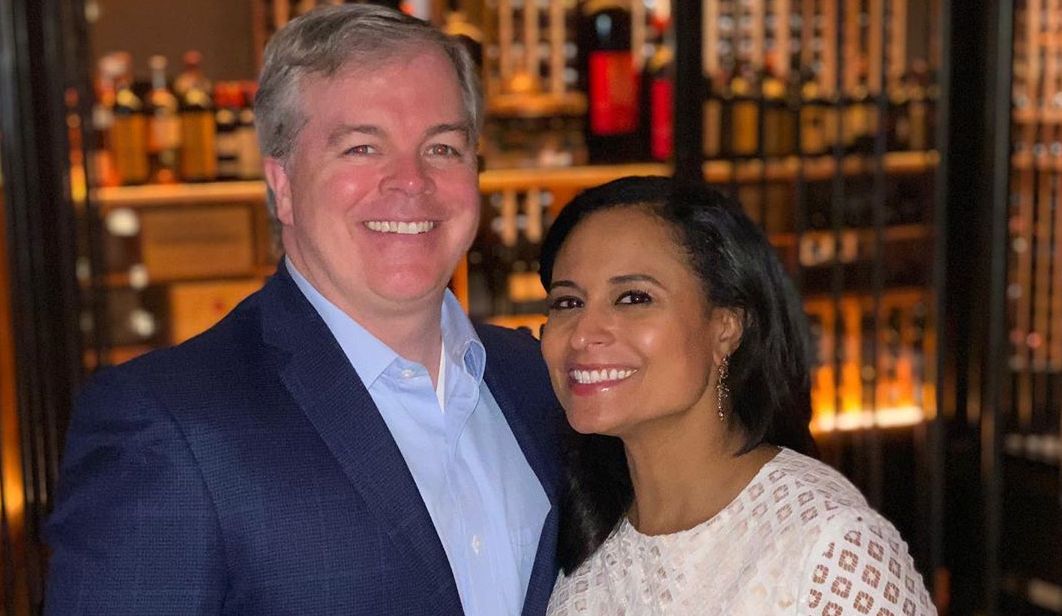 John Hughes and Kristen Welker