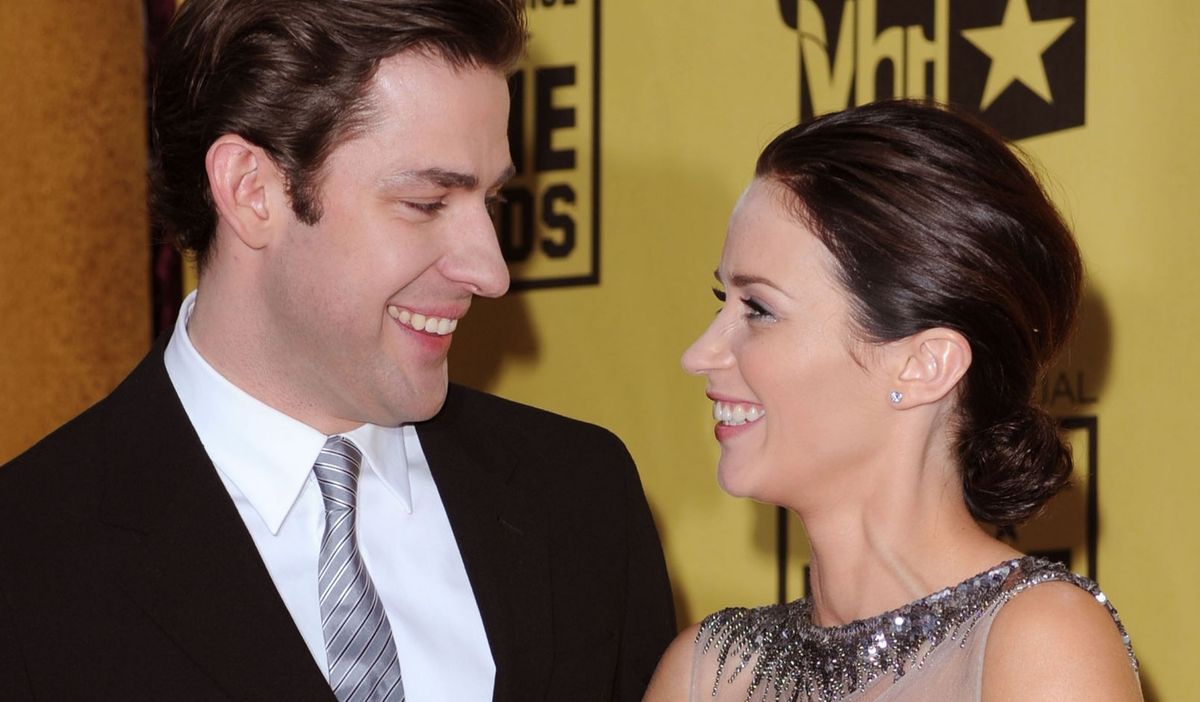 John Krasinski and Emily Blunt