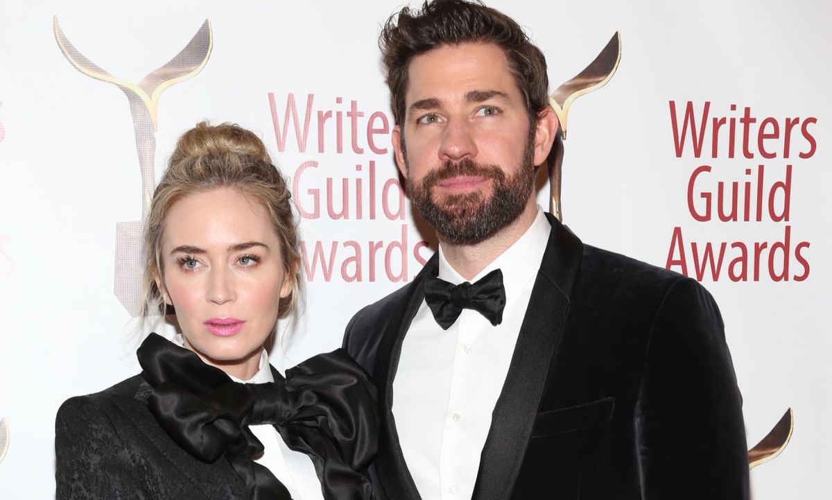 John Krasinski and Emily Blunt