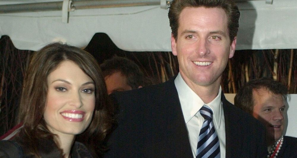 Kimberly Guilfoyle and Gavin Newsom