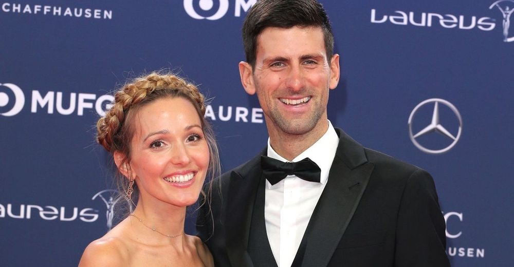 jelena Djokovic and Novak Djokovic