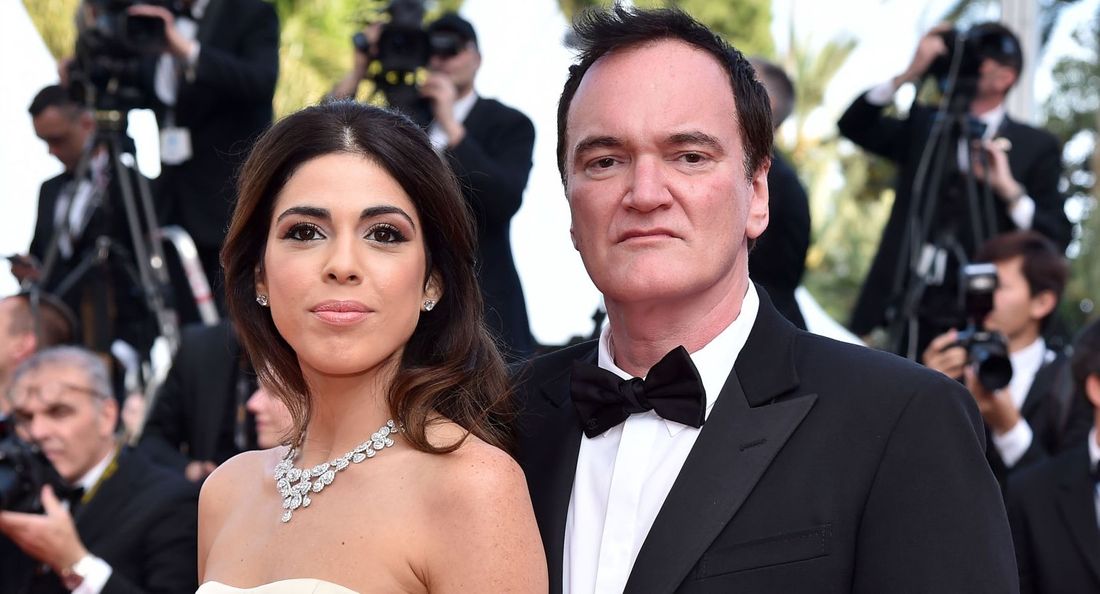 Daniella Pick and Quentin Tarantino 