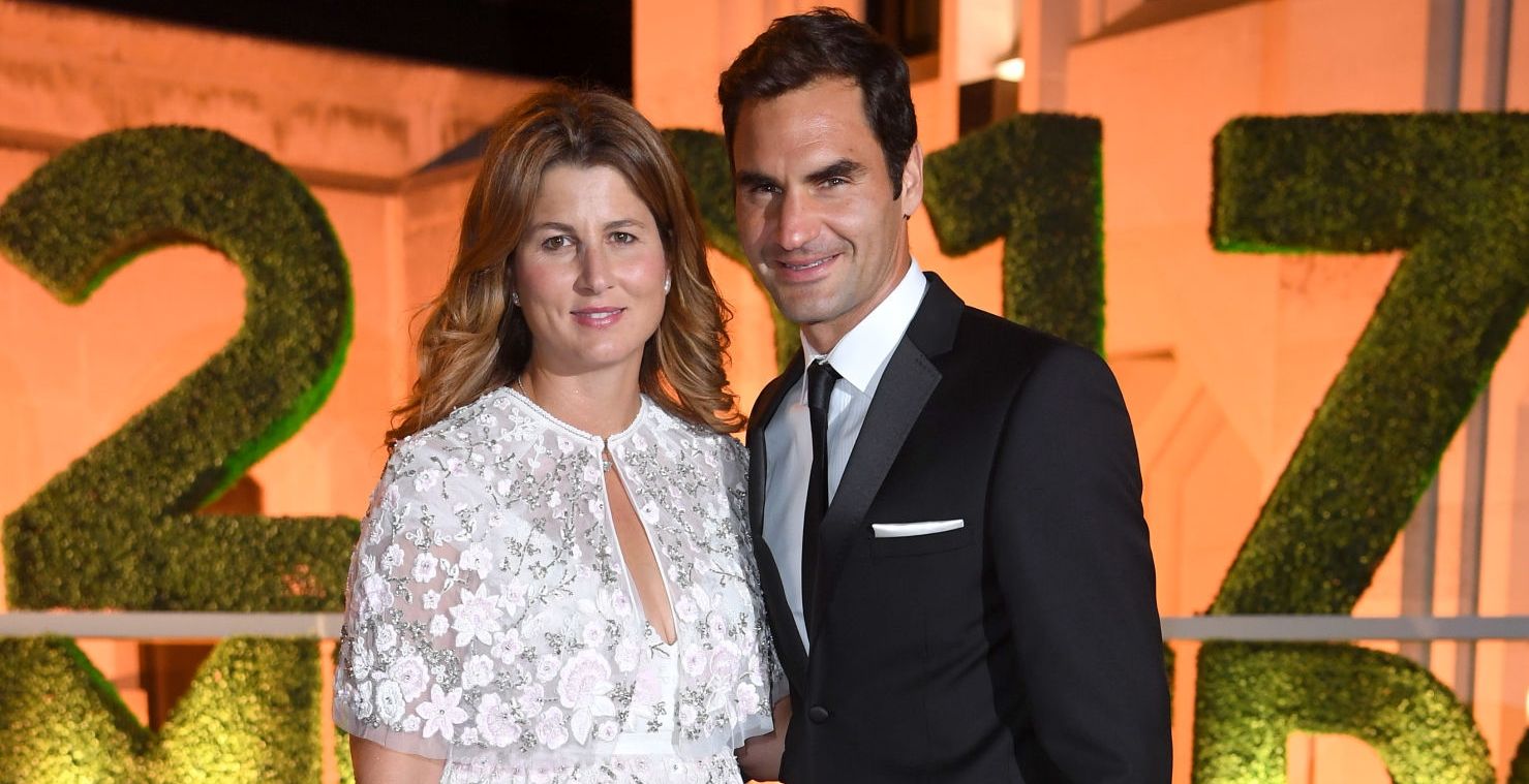 Mirka Federer and Roger Federer