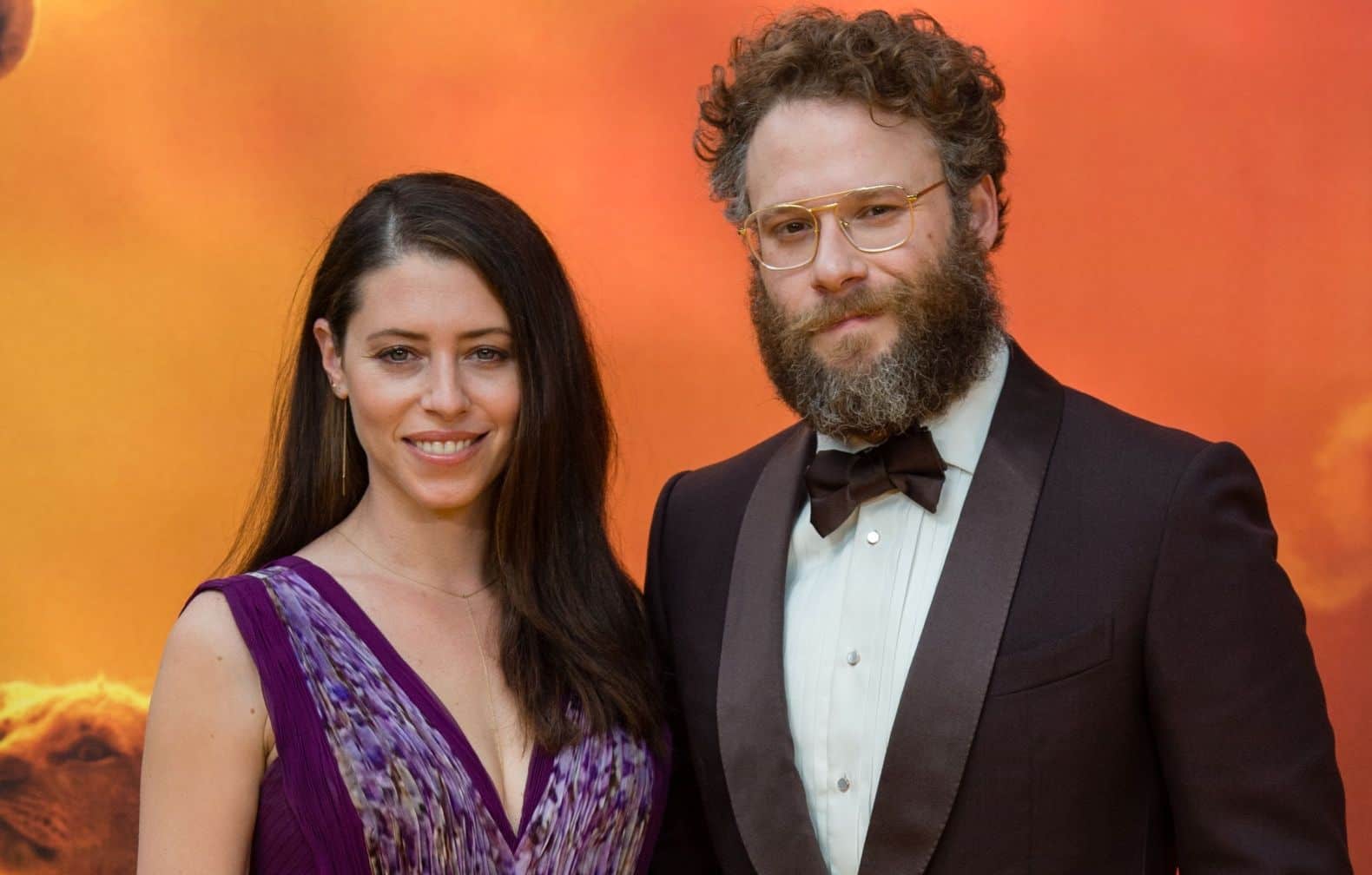 Lauren Miller and Seth Rogen