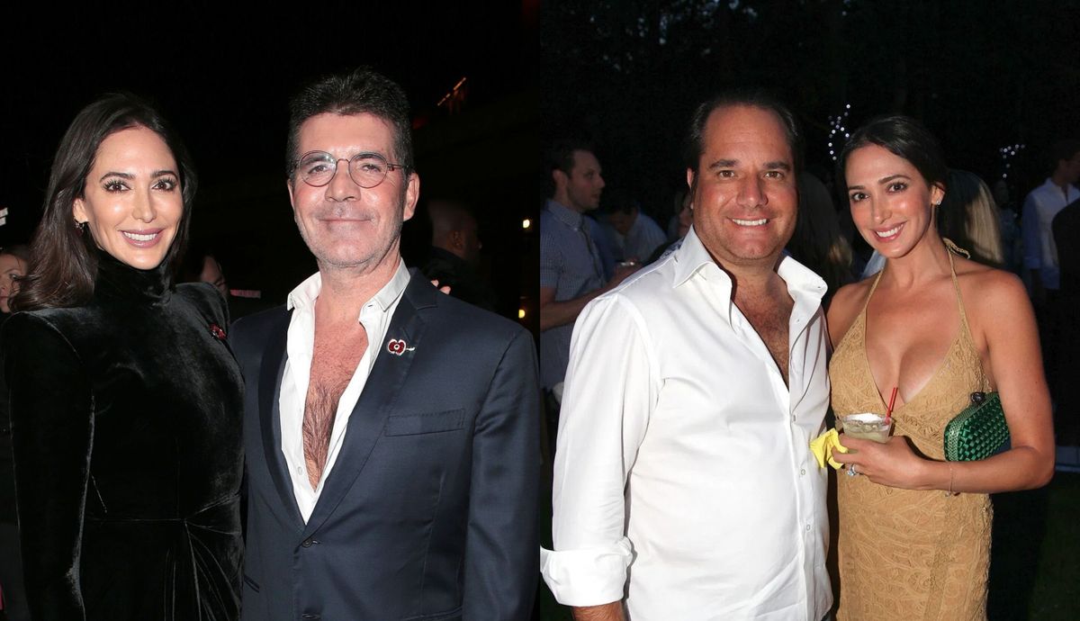 Simon Cowell, Lauren and Andrew Silverman