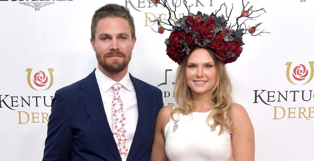 Stephen Amell and Cassandra Jean