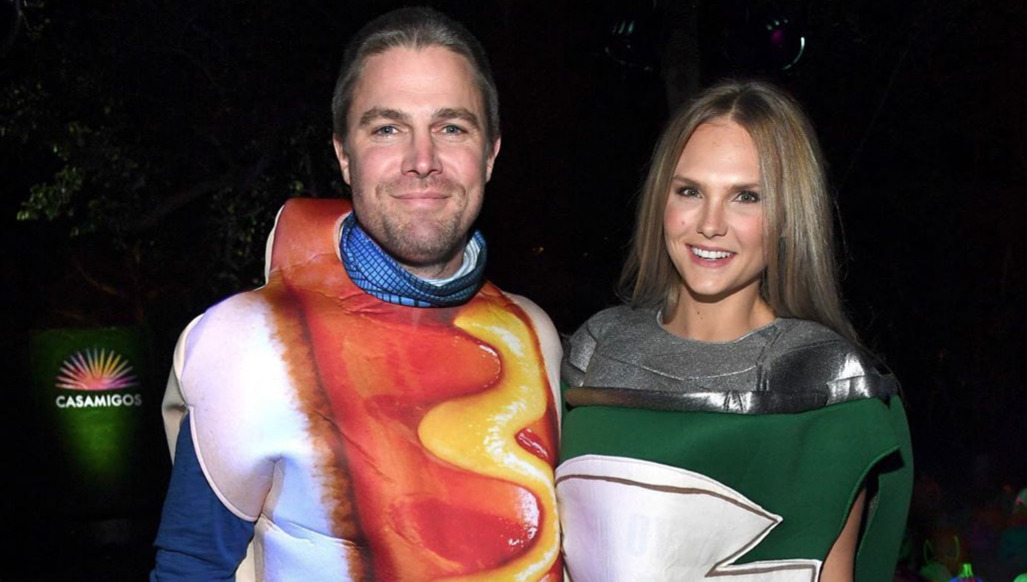 Stephen Amell and Cassandra Jean