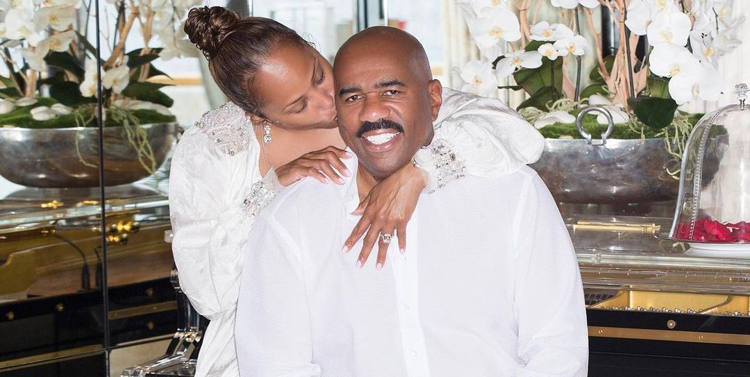 Steve Harvey and Marjorie Elaine